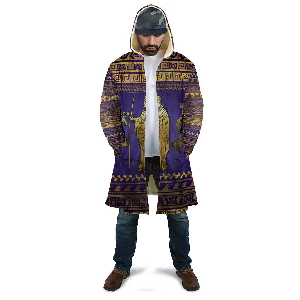 Hera Cloak Goddess With Ancient Greek Pattern - Wonder Print Shop