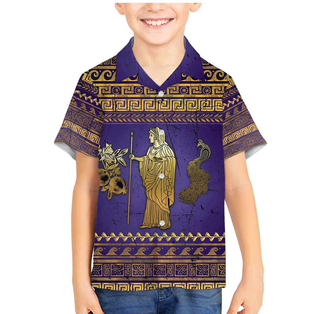 Hera Family Matching Mermaid Dress and Hawaiian Shirt Goddess With Ancient Greek Pattern - Wonder Print Shop