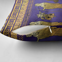 Hera Pillow Cover Goddess With Ancient Greek Pattern - Wonder Print Shop