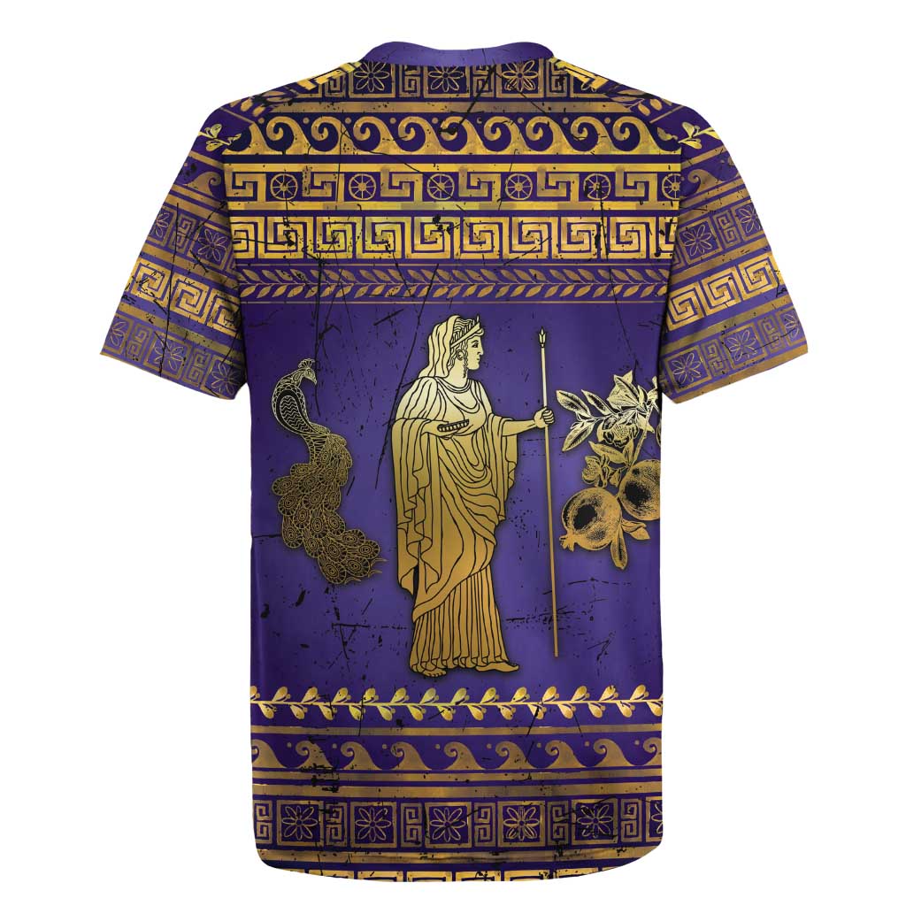 Hera Rugby Jersey Goddess With Ancient Greek Pattern - Wonder Print Shop