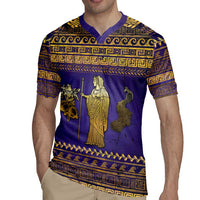 Hera Rugby Jersey Goddess With Ancient Greek Pattern - Wonder Print Shop