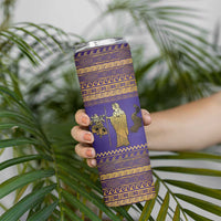 Hera Skinny Tumbler Goddess With Ancient Greek Pattern - Wonder Print Shop