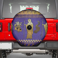 Hera Spare Tire Cover Goddess With Ancient Greek Pattern - Wonder Print Shop