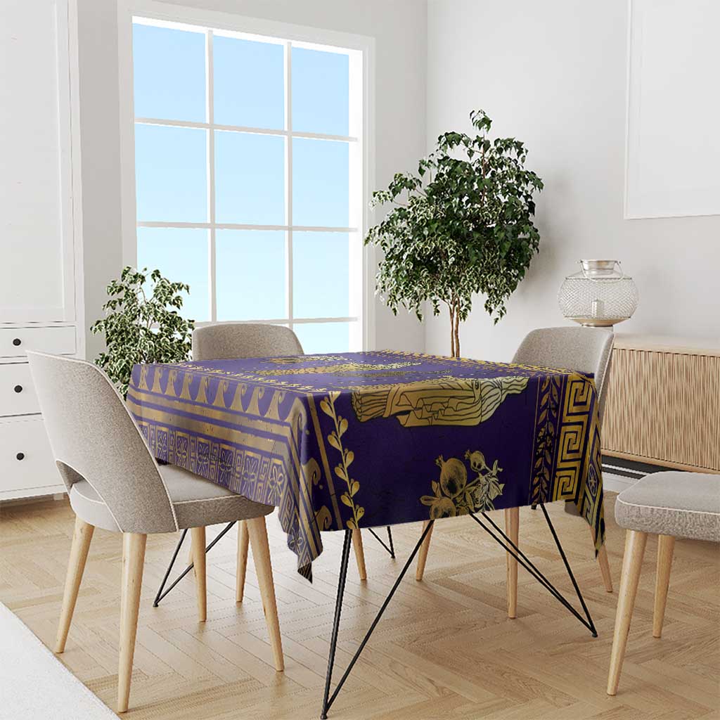 Hera Tablecloth Goddess With Ancient Greek Pattern - Wonder Print Shop