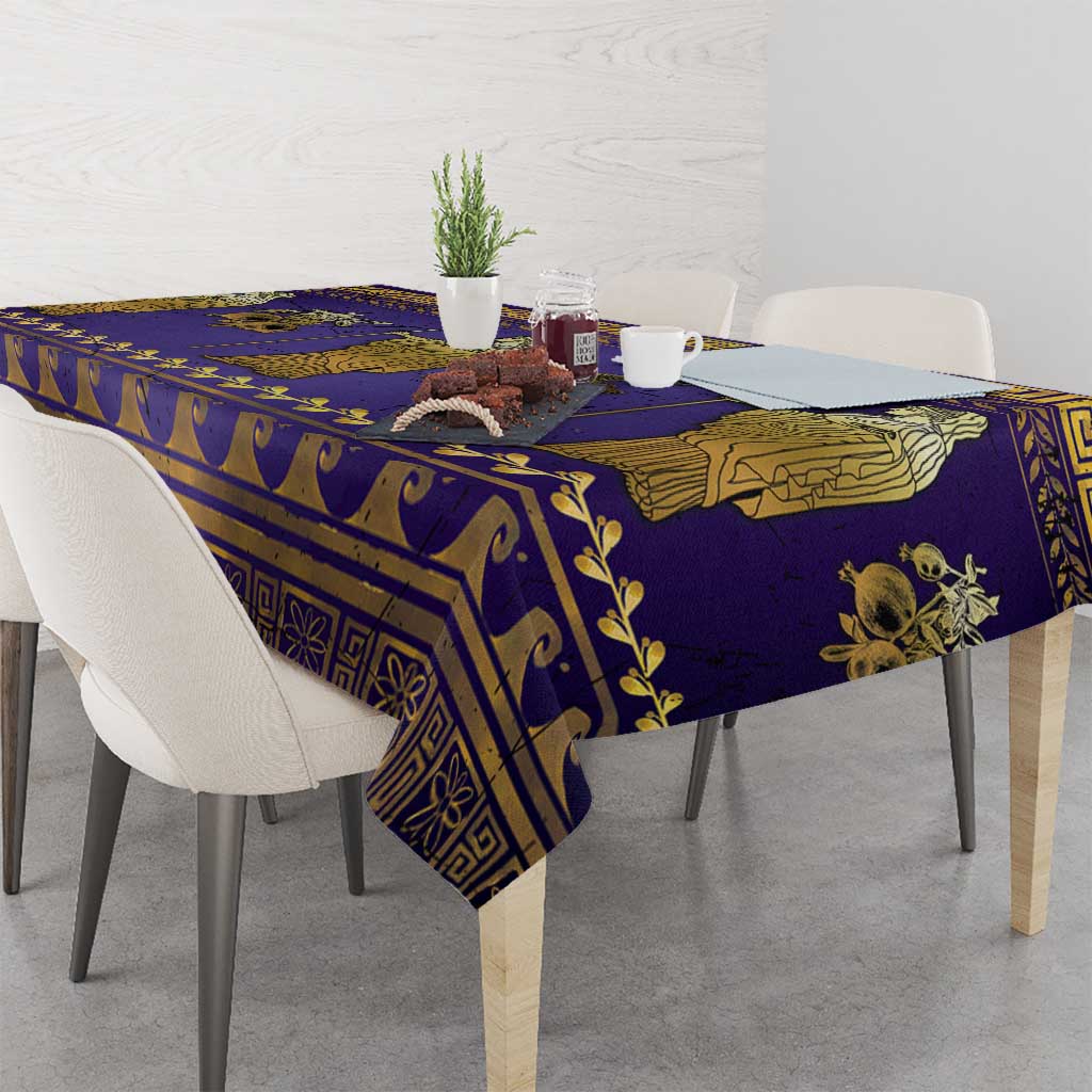 Hera Tablecloth Goddess With Ancient Greek Pattern - Wonder Print Shop