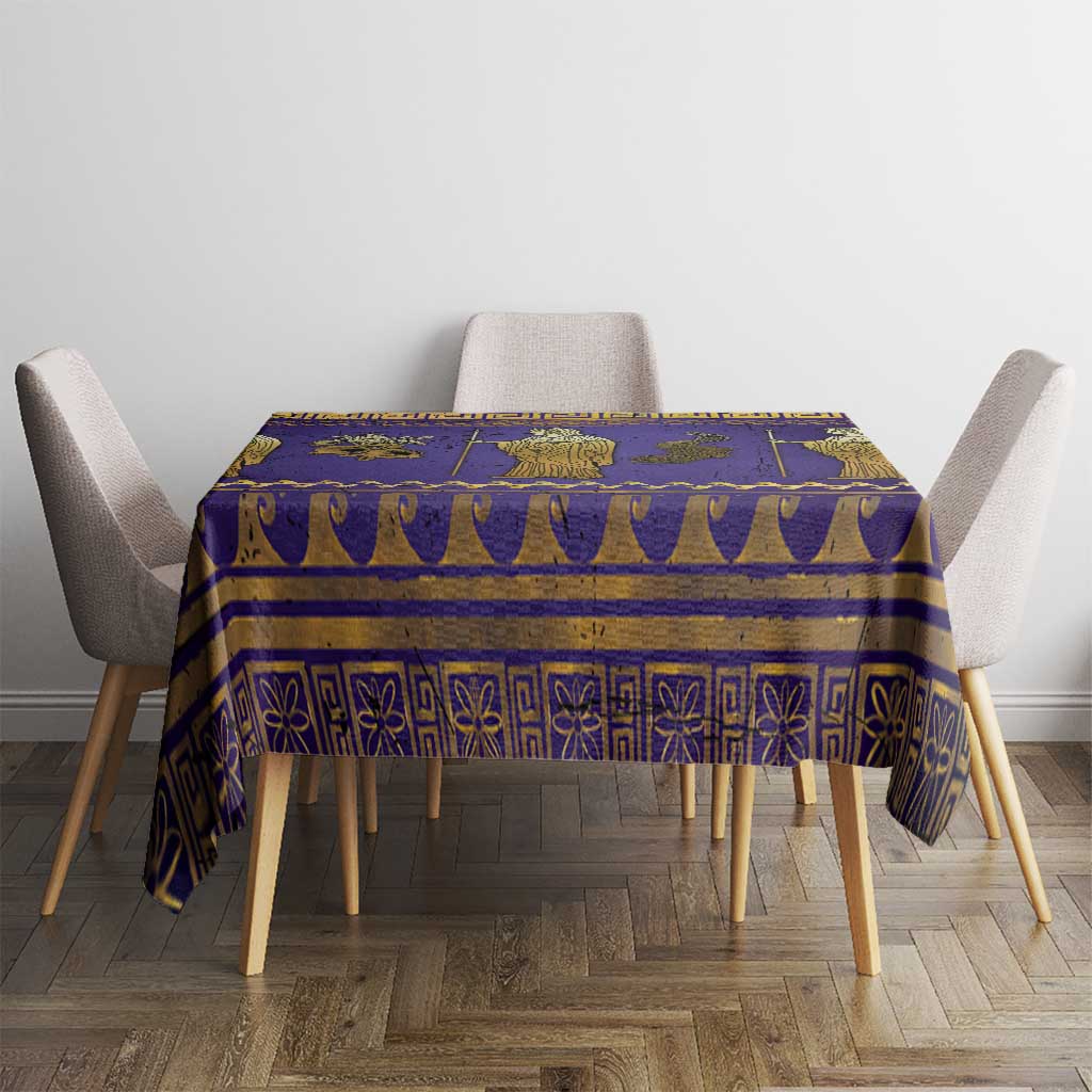 Hera Tablecloth Goddess With Ancient Greek Pattern - Wonder Print Shop
