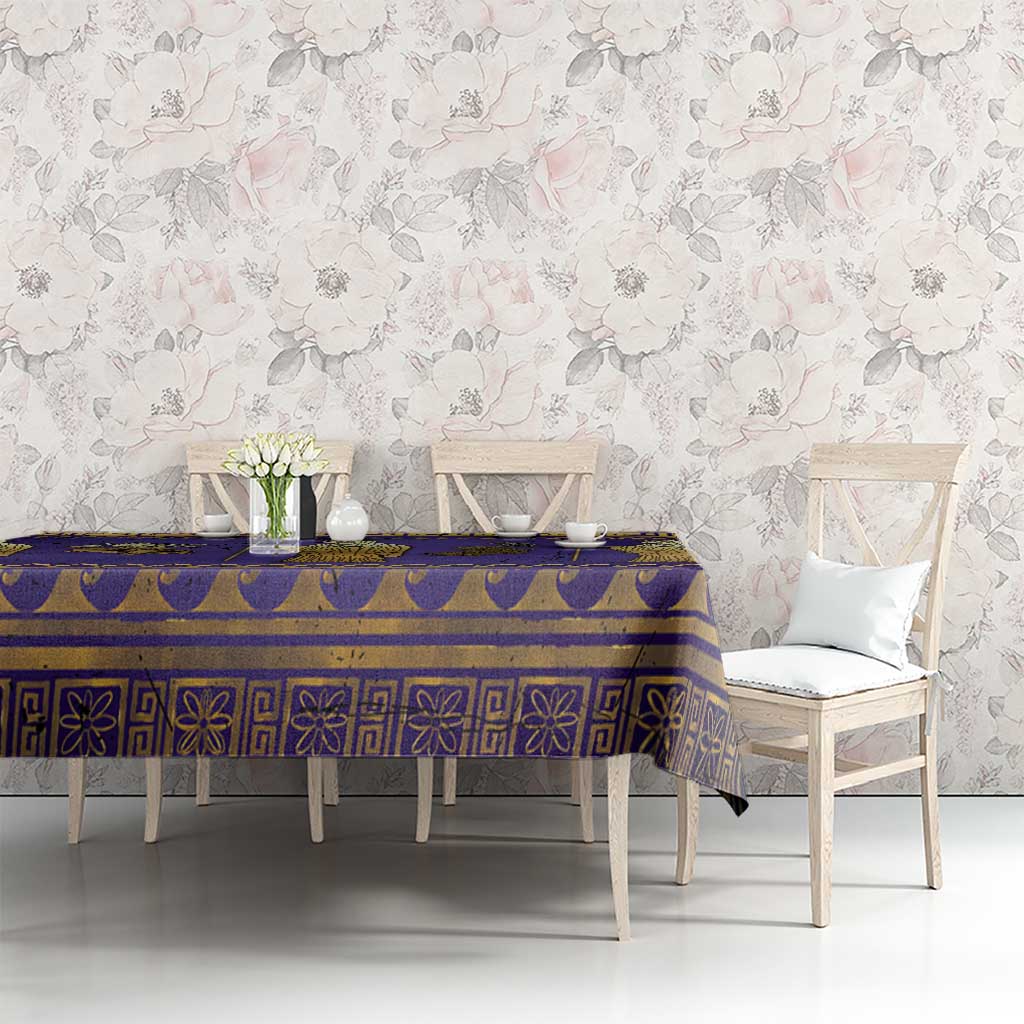 Hera Tablecloth Goddess With Ancient Greek Pattern - Wonder Print Shop