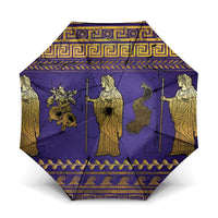 Hera Umbrella Goddess With Ancient Greek Pattern - Wonder Print Shop