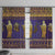 Hera Window Curtain Goddess With Ancient Greek Pattern - Wonder Print Shop