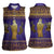 Hera Women Sleeveless Polo Shirt Goddess With Ancient Greek Pattern - Wonder Print Shop