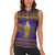 Hera Women Sleeveless Polo Shirt Goddess With Ancient Greek Pattern - Wonder Print Shop