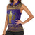 Hera Women Sleeveless Polo Shirt Goddess With Ancient Greek Pattern - Wonder Print Shop