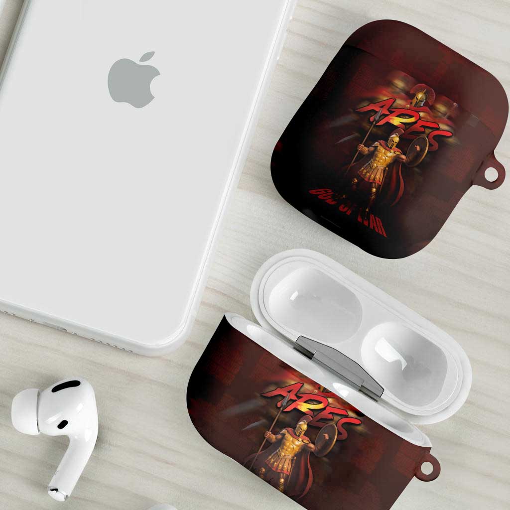 Ancient Greek Ares AirPods Case God Of War And Courage - Wonder Print Shop