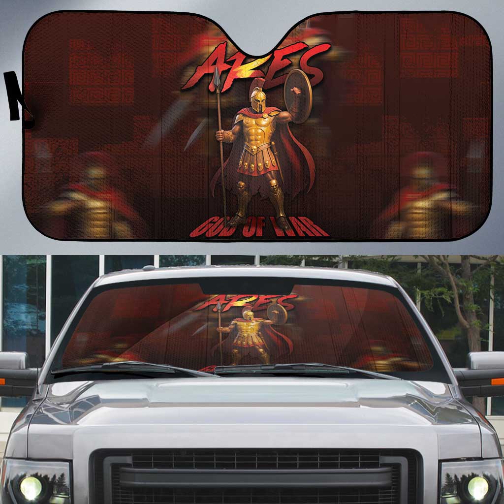 Ancient Greek Ares Auto Sun Shade God Of War And Courage - Wonder Print Shop