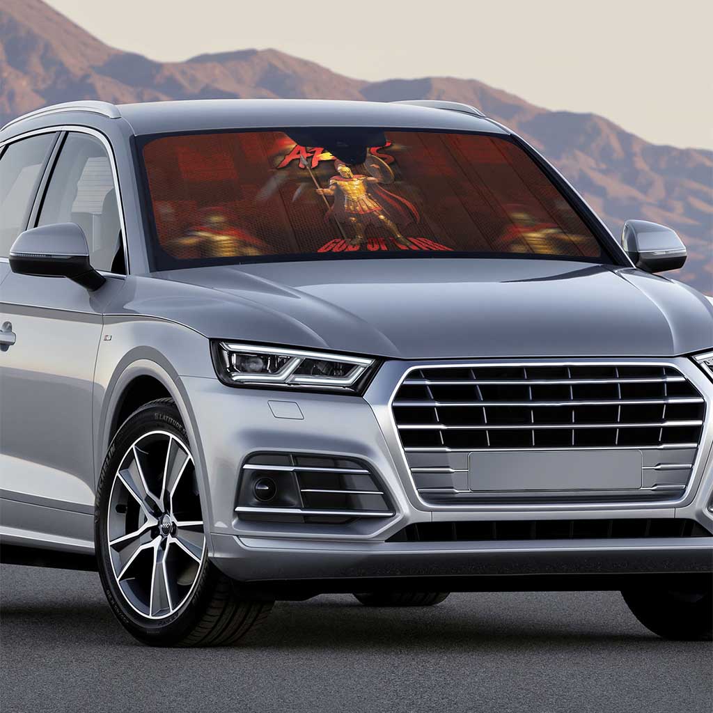 Ancient Greek Ares Auto Sun Shade God Of War And Courage - Wonder Print Shop