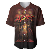 Ancient Greek Ares Baseball Jersey God Of War And Courage - Wonder Print Shop