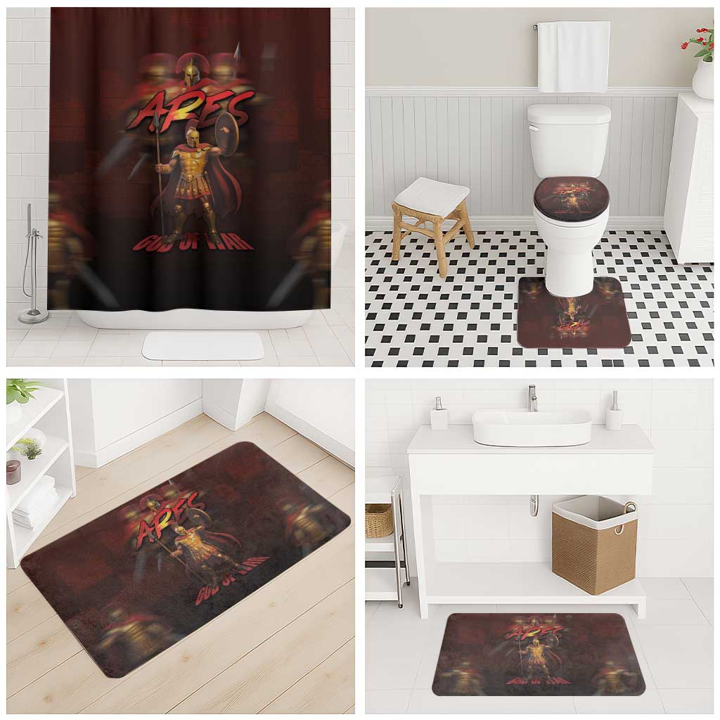 Ancient Greek Ares Bathroom Set God Of War And Courage - Wonder Print Shop