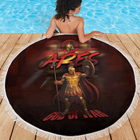 Ancient Greek Ares Beach Blanket God Of War And Courage - Wonder Print Shop
