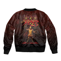 Ancient Greek Ares Bomber Jacket God Of War And Courage - Wonder Print Shop