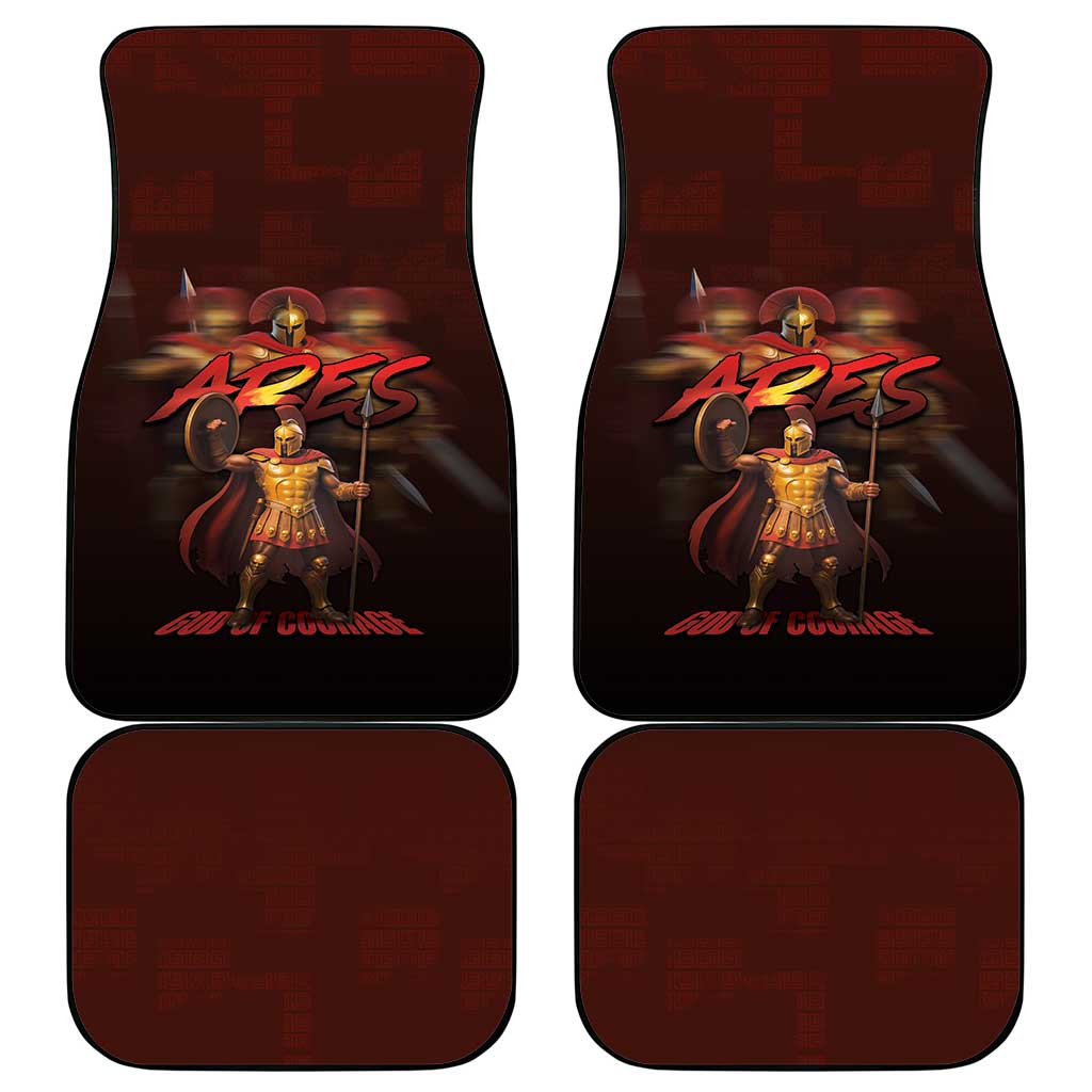 Ancient Greek Ares Car Mats God Of War And Courage - Wonder Print Shop