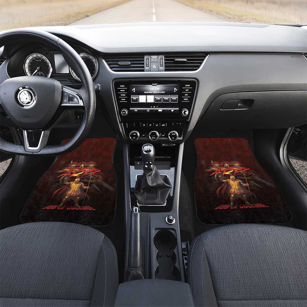 Ancient Greek Ares Car Mats God Of War And Courage - Wonder Print Shop