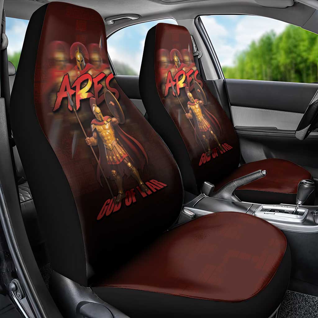 Ancient Greek Ares Car Seat Cover God Of War And Courage - Wonder Print Shop