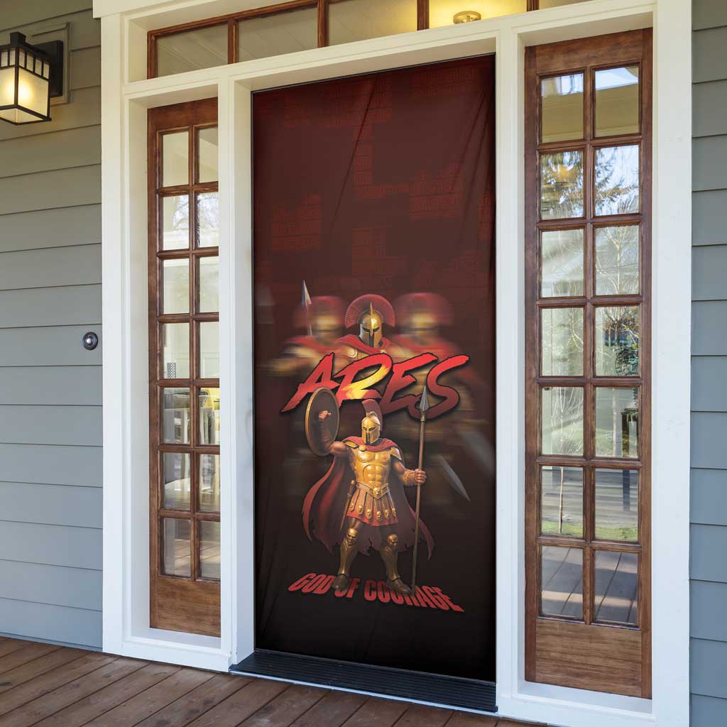 Ancient Greek Ares Door Cover God Of War And Courage - Wonder Print Shop