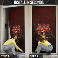 Ancient Greek Ares Door Cover God Of War And Courage - Wonder Print Shop