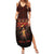 Ancient Greek Ares Family Matching Summer Maxi Dress and Hawaiian Shirt God Of War And Courage - Wonder Print Shop