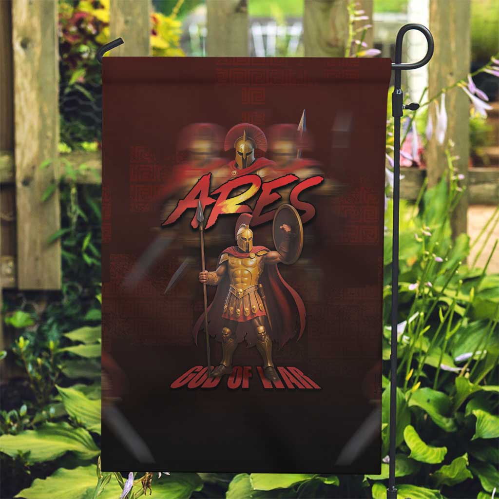 Ancient Greek Ares Garden Flag God Of War And Courage - Wonder Print Shop