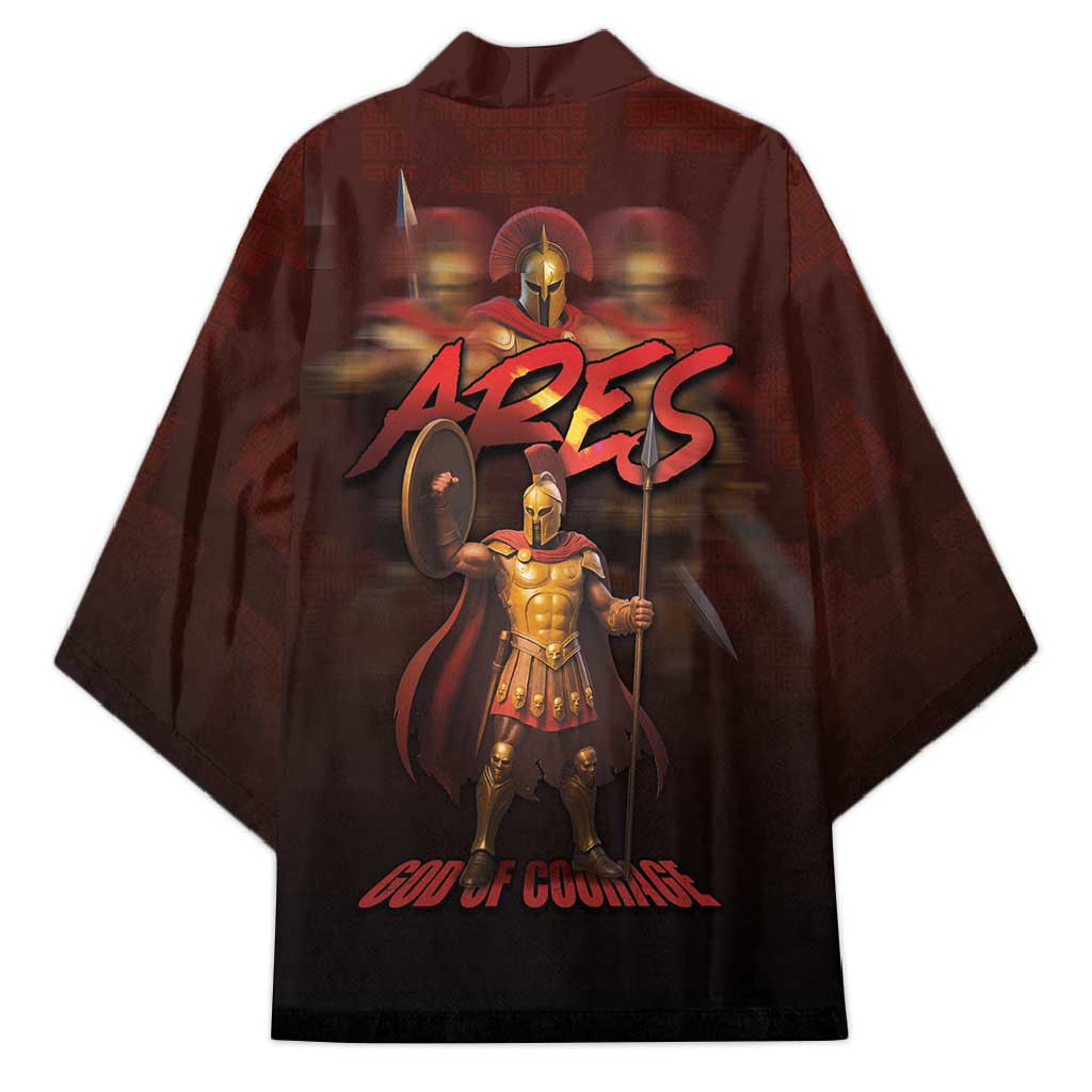Ancient Greek Ares Kimono God Of War And Courage - Wonder Print Shop