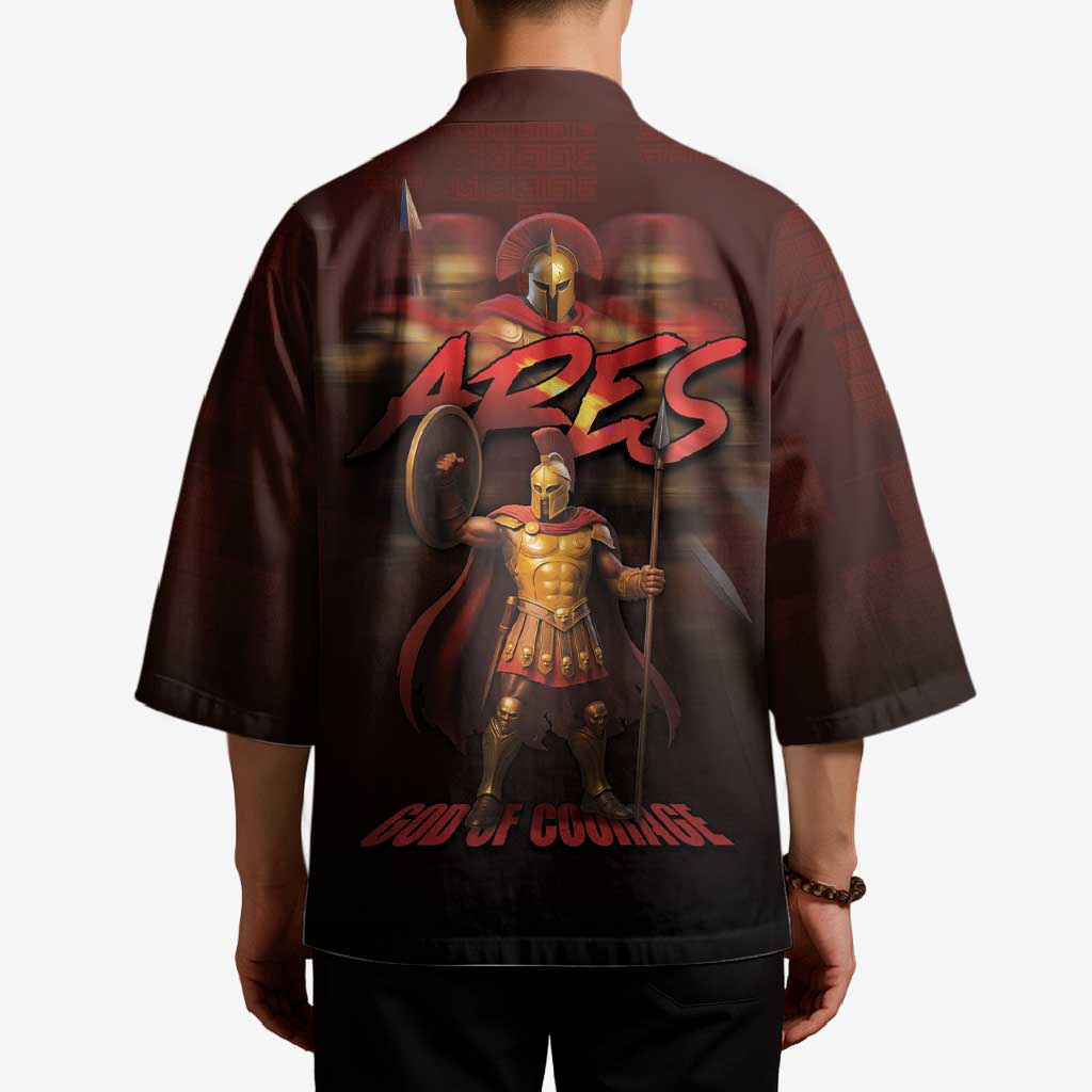 Ancient Greek Ares Kimono God Of War And Courage - Wonder Print Shop