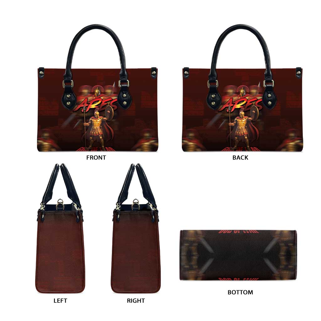 Ancient Greek Ares Leather Bag God Of War And Courage - Wonder Print Shop