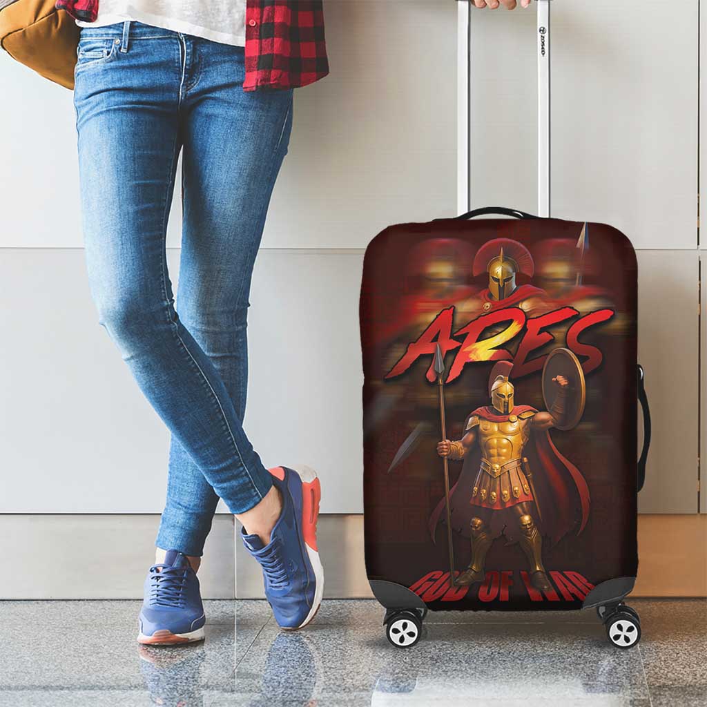 Ancient Greek Ares Luggage Cover God Of War And Courage - Wonder Print Shop