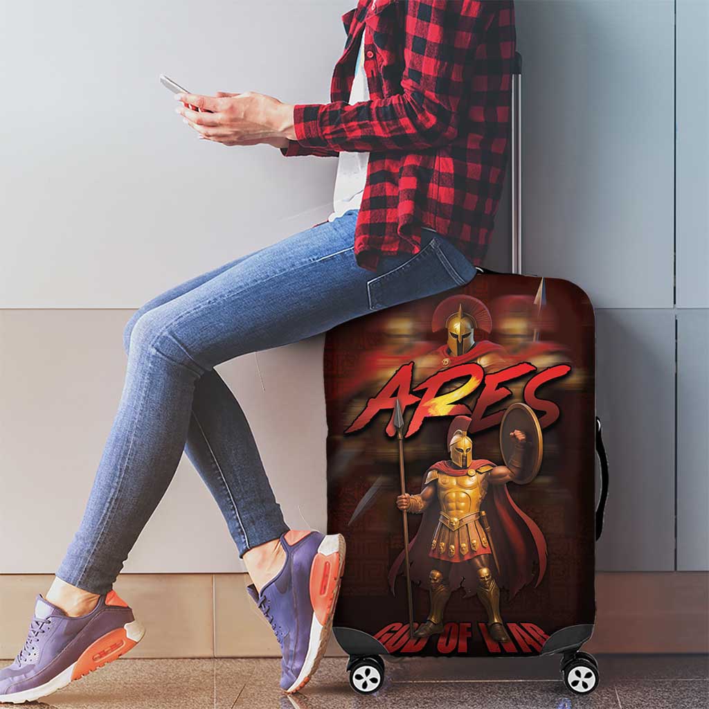 Ancient Greek Ares Luggage Cover God Of War And Courage - Wonder Print Shop