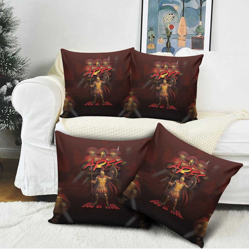 Ancient Greek Ares Pillow Cover God Of War And Courage - Wonder Print Shop