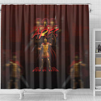 Ancient Greek Ares Shower Curtain God Of War And Courage - Wonder Print Shop