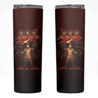 Ancient Greek Ares Skinny Tumbler God Of War And Courage - Wonder Print Shop