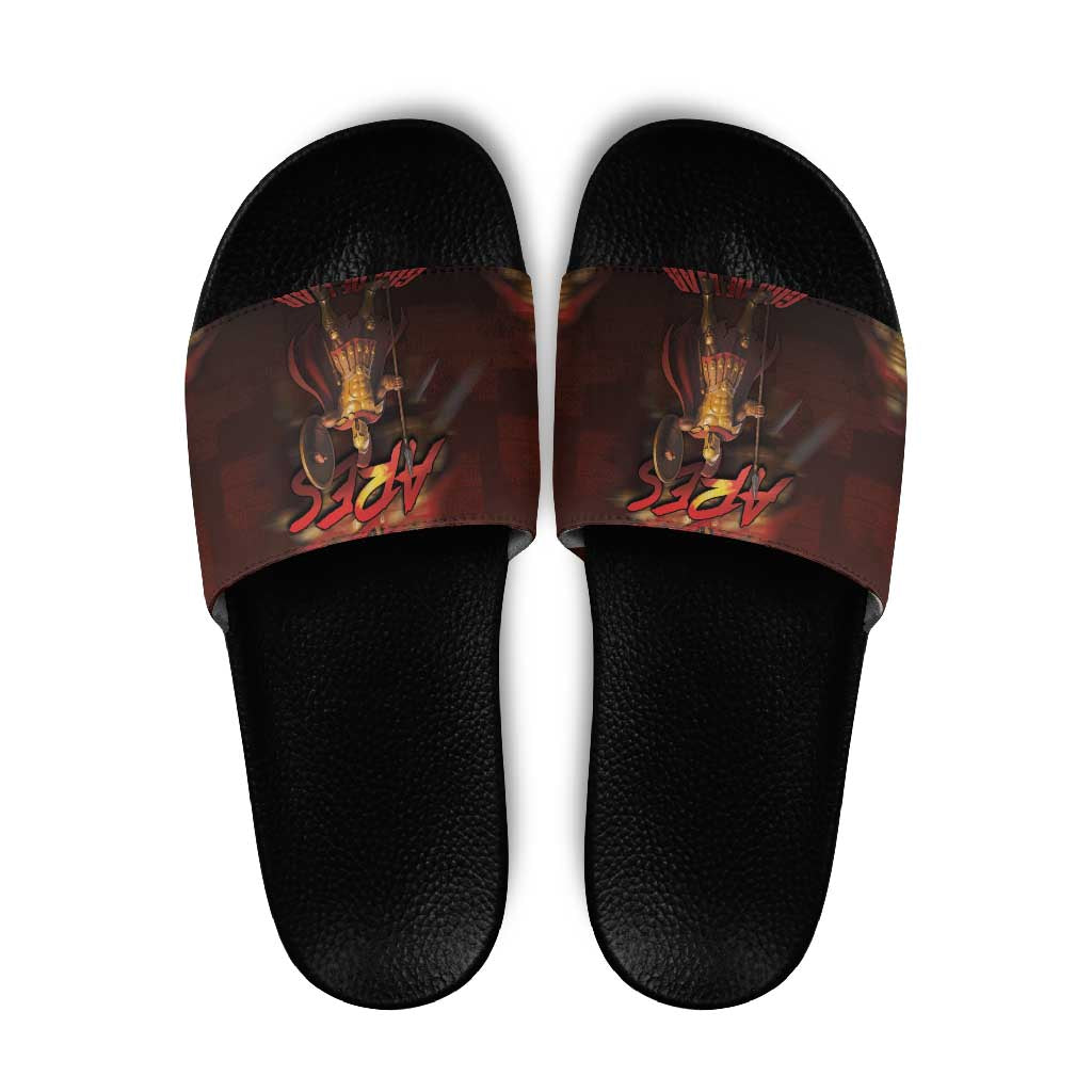 Ancient Greek Ares Slide Sandals God Of War And Courage - Wonder Print Shop
