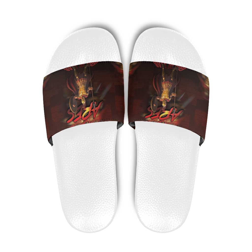 Ancient Greek Ares Slide Sandals God Of War And Courage - Wonder Print Shop