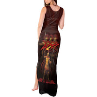 Ancient Greek Ares Tank Maxi Dress God Of War And Courage - Wonder Print Shop