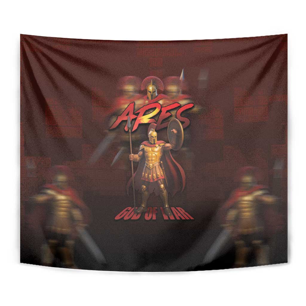 Ancient Greek Ares Tapestry God Of War And Courage - Wonder Print Shop
