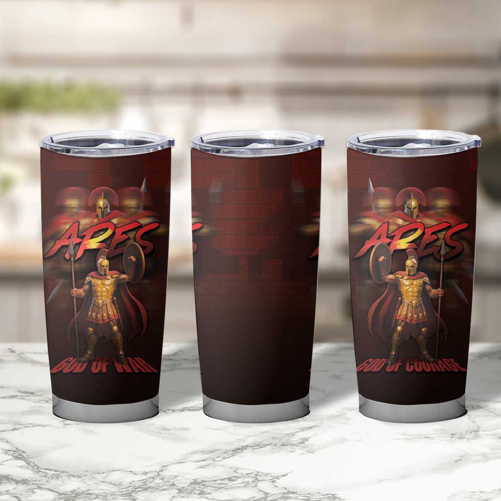 Ancient Greek Ares Tumbler Cup God Of War And Courage - Wonder Print Shop