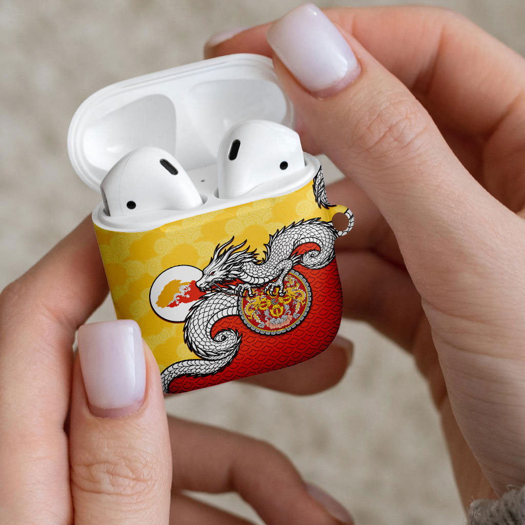 Bhutan AirPods Case Druk Thunder Dragon Pattern
