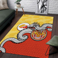 Bhutan Area Rug Druk Thunder Dragon Pattern