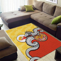 Bhutan Area Rug Druk Thunder Dragon Pattern