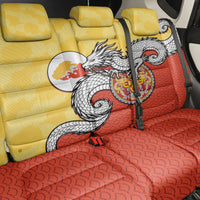 Bhutan Back Car Seat Cover Druk Thunder Dragon Pattern