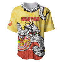Personalized Bhutan Baseball Jersey Druk Thunder Dragon Pattern