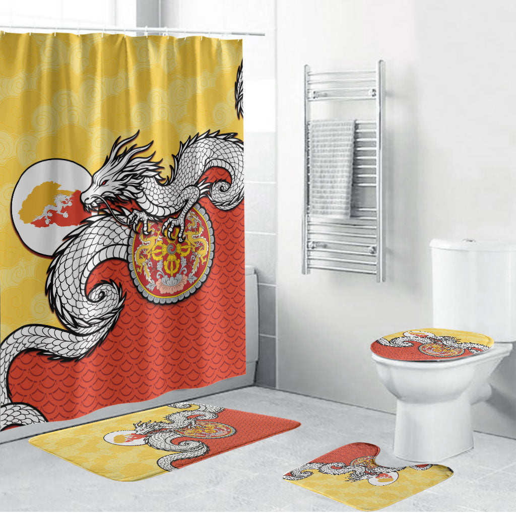 Bhutan Bathroom Set Druk Thunder Dragon Pattern