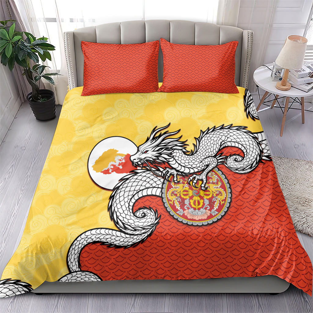Bhutan Bedding Set Druk Thunder Dragon Pattern